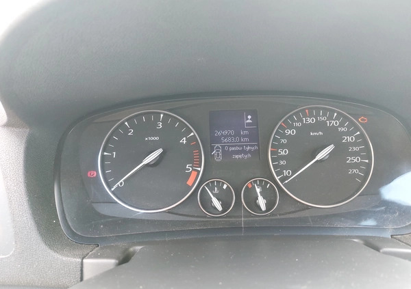 Renault Laguna cena 11499 przebieg: 260000, rok produkcji 2009 z Elbląg małe 106